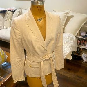 Banana republic linen blazer